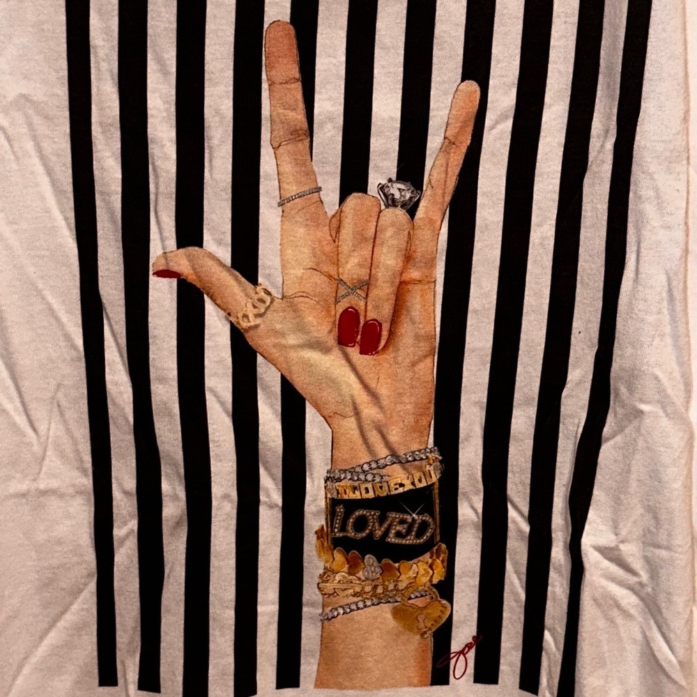 NWT LOVED Custom Tee - Picture 3 of 6